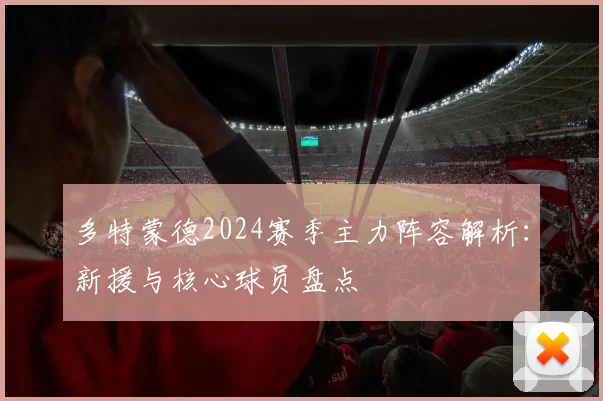 多特蒙德2024赛季主力阵容解析：新援与核心球员盘点