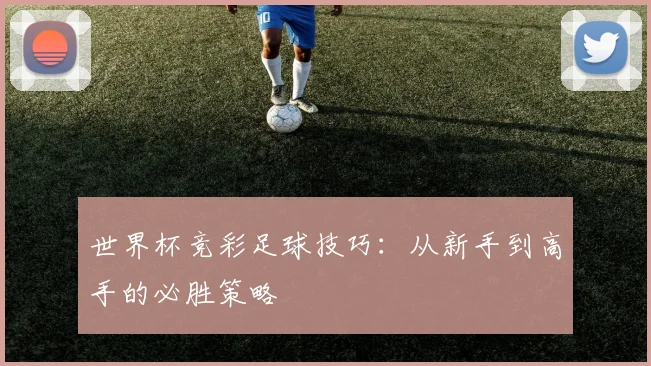 世界杯竞彩足球技巧：从新手到高手的必胜策略